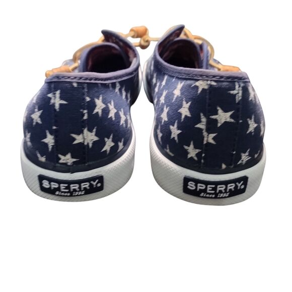 Sperry  Top-Sider 97679 Women's 9.5 Med Blue, White Stars, Red, White Stripes - Picture 8 of 12